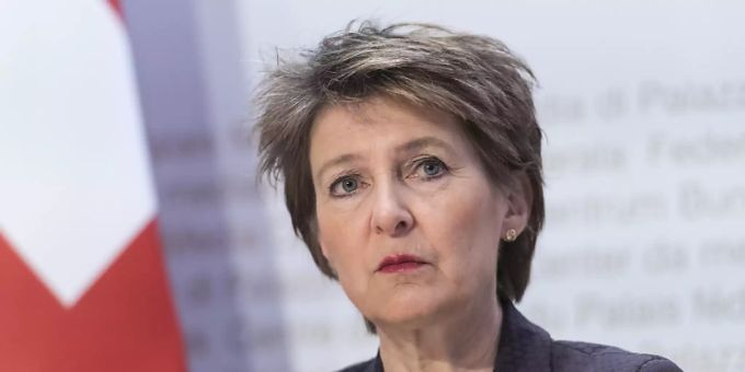 Notstand in der Schweiz: Der Bundesrat unter Führung von Bundespräsidentin Simonetta Sommaruga übernimmt die Kontrolle. (Archivbild) Simonetta Sommaruga coronavirus