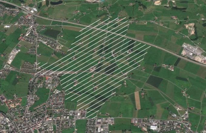 Das Gebiet rund um den geplanten Autobahnanschluss Wangen-Ost Wangen Autobahn