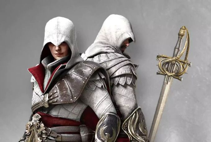Das Kostüm von Ezio in Assassin's Creed Odyssey. Assassin's Creed Odyssey