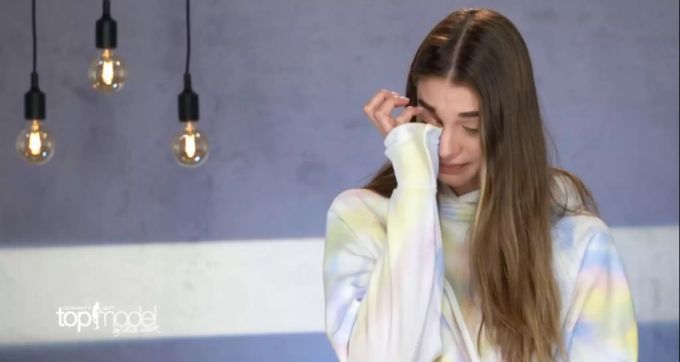 Sarah P. weint bei GNTM. Sarah P bei GNTM