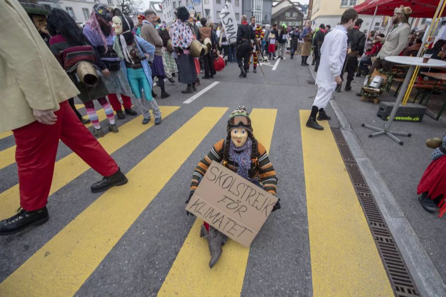 ... oder Klima-Aktivistin Greta Thunberg tauchte bereits im vergangenen Jahr auf.