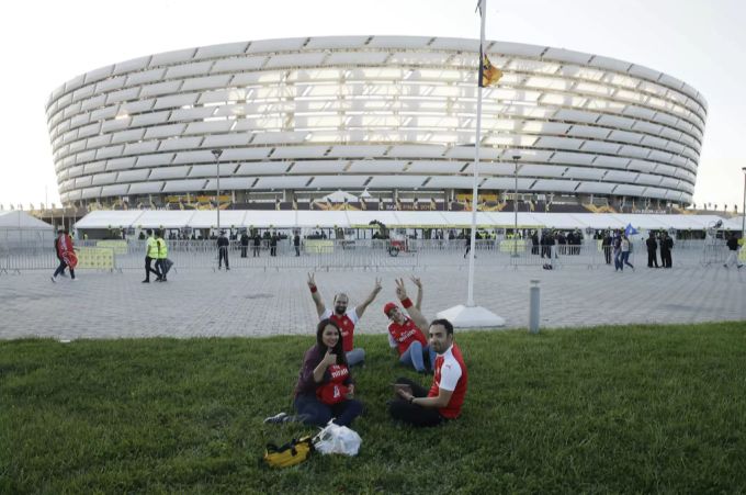Fußball-Europameisterschaft 2020: Vom Stadion in Baku, in welchem das Viertelfinale stattfindet, bis zum Halbfinale in London, sind es 4000 Kilometer. fußball-europameisterschaft 2020