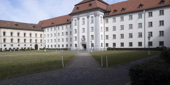 Blick auf das Regierungsgebäude, aufgenommen bei den Wahlen im Kanton St. Gallen, am Sonntag, 8. März 2020, in St. Gallen. st. gallen regierungsgebäude