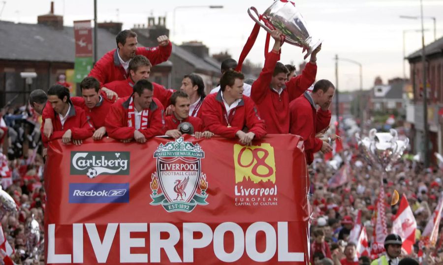 2005 gewann Liverpool zum fünften Mal die Champions League.
