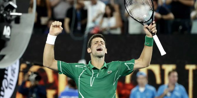 Novak Djokovic isst vegan.