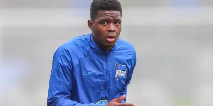 Geht auf Leihbasis von Hertha BSC zum FC Groningen: Daishawn Redan. Foto: Andreas Gora/dpa