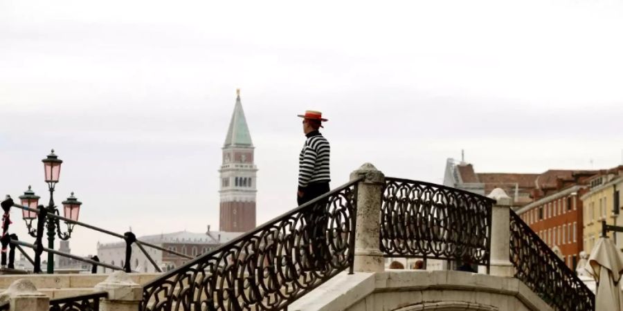Gondoliere in Venedig