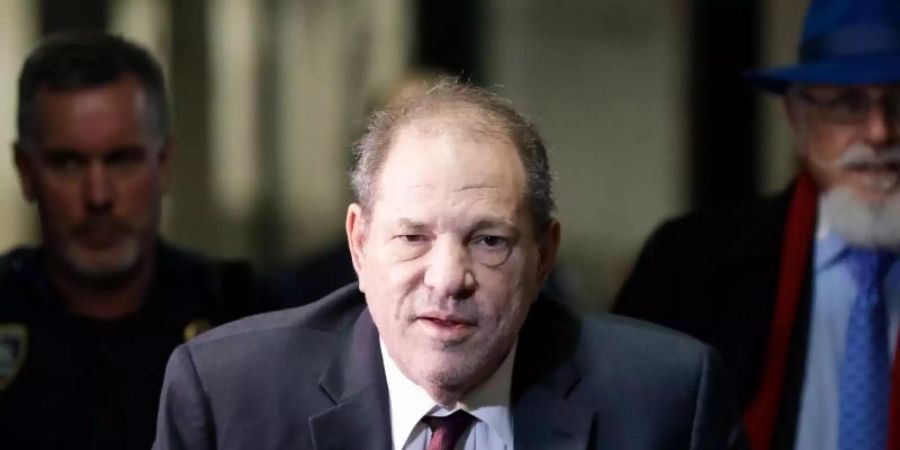 Harvey Weinsteinim Gericht. Foto: Seth Wenig/AP/dpa