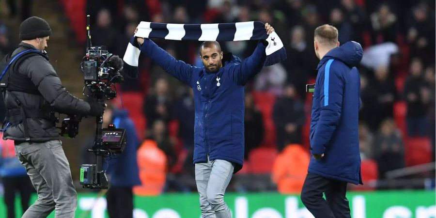 Lucas Moura wechselte für 28 Millionen Euro von Paris SG zu Tottenham nach England.