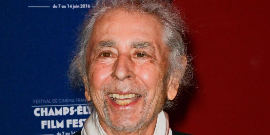 Francis Lai, französischer Komponist, nimmt an der Eröffnung des Champs Elysee Film Festival teil.