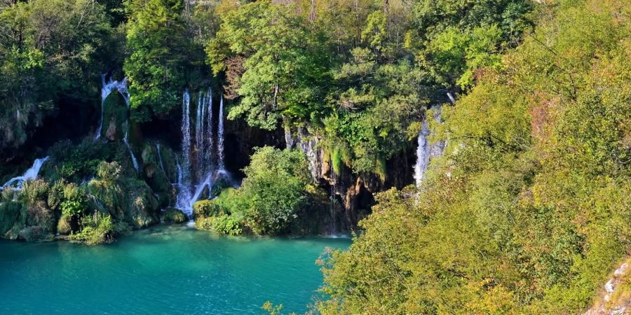 Die Plitwitzer Seen sind die grösste Touristenattraktion in der kroatischen Region Lika, Bild: Travelcontent