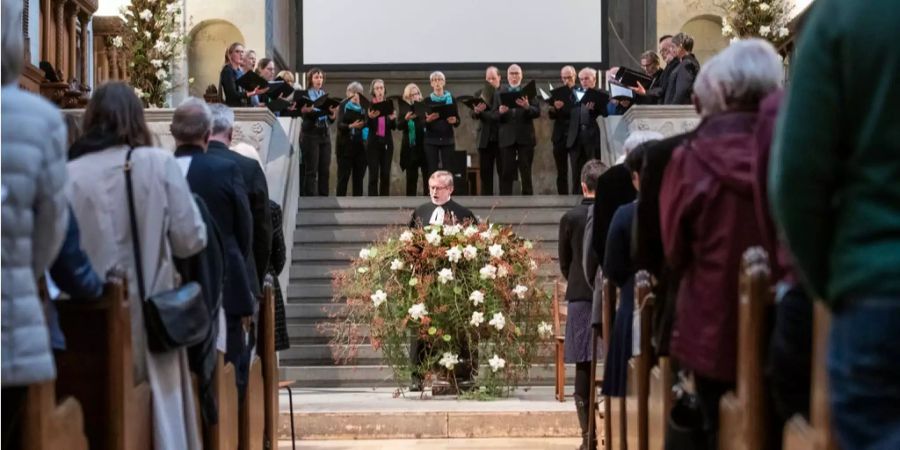 Die Gedenkfeier für Beat Richner im Zürcher Grossmünster.