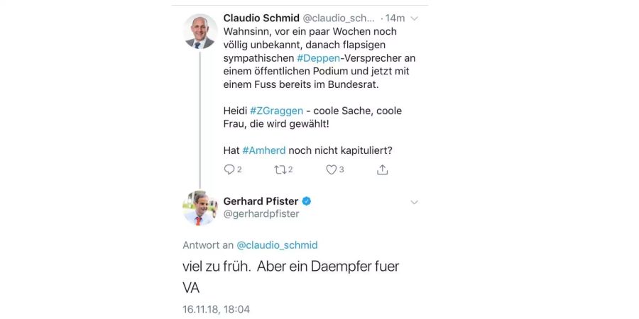 Der inzwischen gelöschte Tweet.