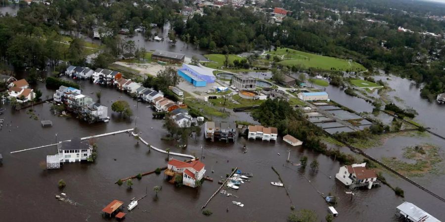 Der Sturm «Florence» hatte grosse Gebiete in North Carolina überflutet.