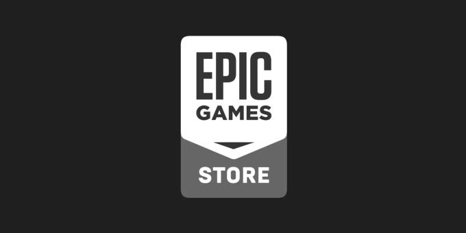 Das Logo des Epic Games Store. Epic Games