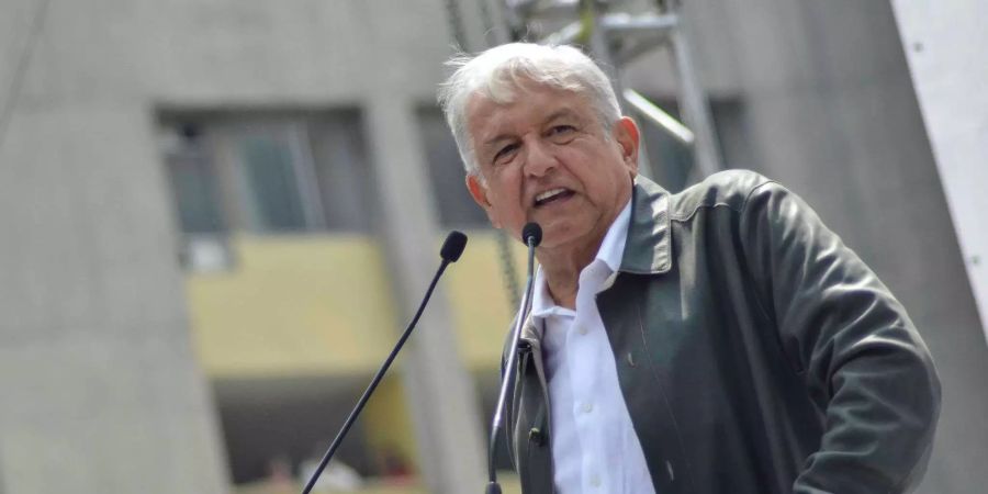 Der künftige Präsident Mexikos: Andrés Manuel López Obrador.