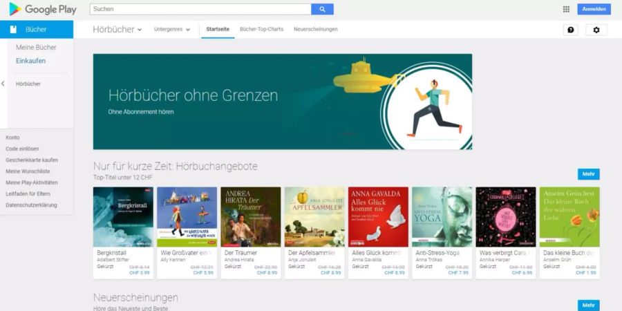 Hörbücher auf Google Play.