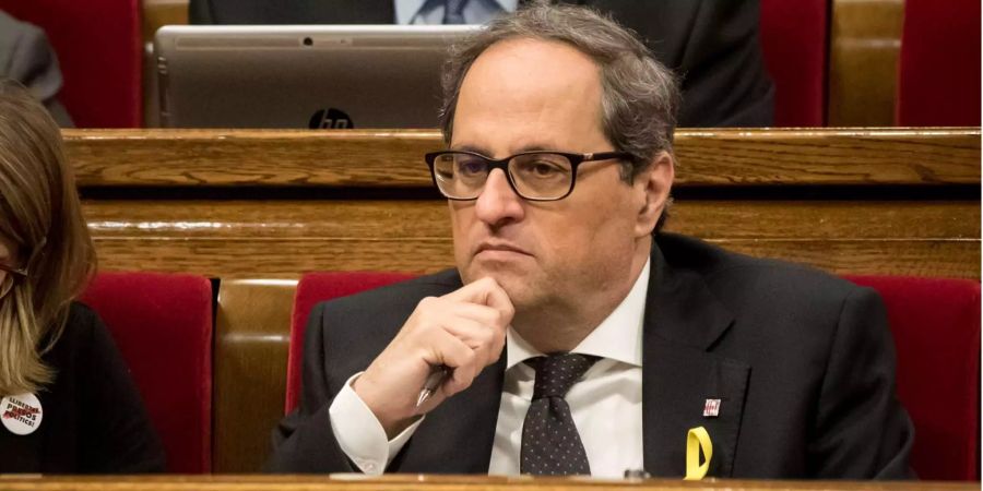 Quim Torra ist der neue Regierungschef von Katalonien – und damit der Nachfolger von Carles Puigdemont.