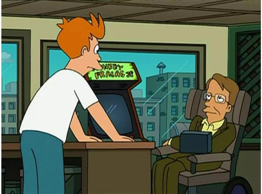 Hawking bei «Futurama», das von Simpsons-Erfinder Matt Groening stammt.