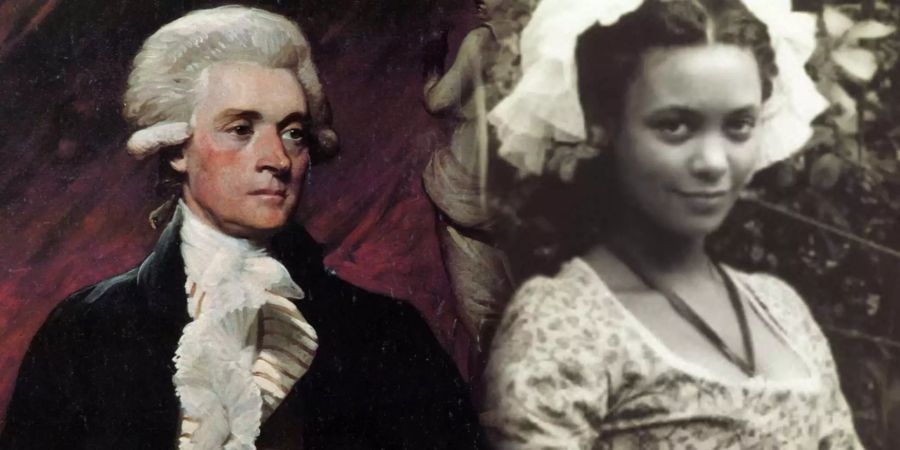 Thomas Jefferson zeugte mit seiner Sklavin Sally Hemings mindestens ein uneheliches Kind.