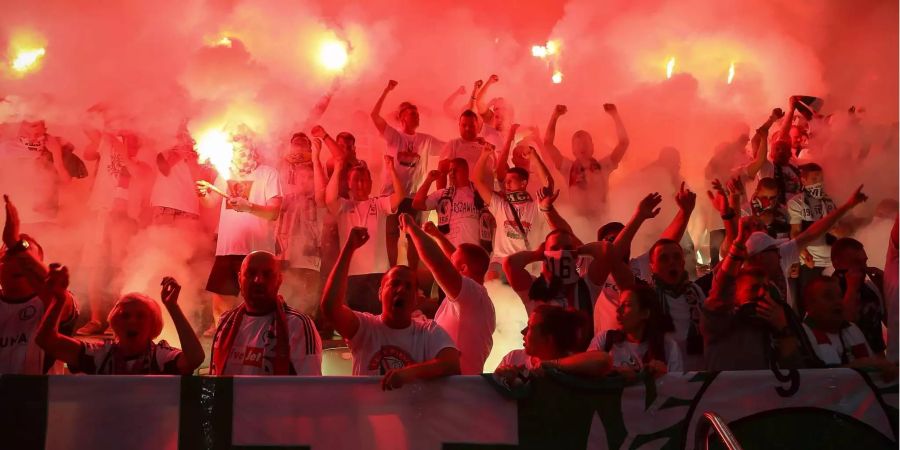 Die Anhänger von Legia Warschau sind berüchtigt.