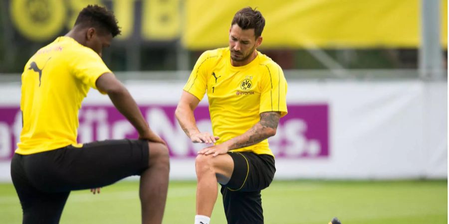 Roman Bürki während eines Trainings in Bad Ragaz.