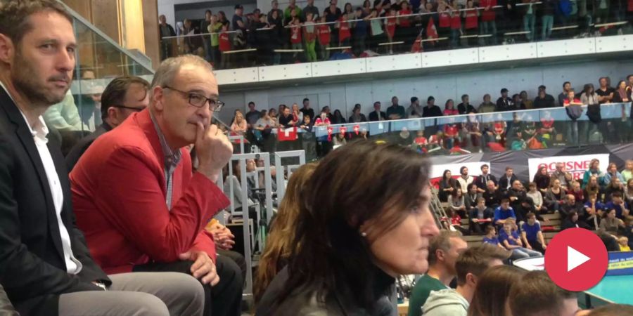 Normalerweise im Bundeshaus anzutreffen: Bundesrat Guy Parmelin.