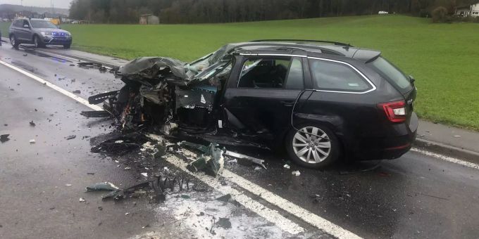 Im Kanton Luzern ereignete sich ein Unfall. Im Kanton Luzern ereignete sich ein Unfall.