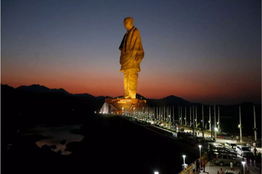 Die Statue der Einheit in Indien.