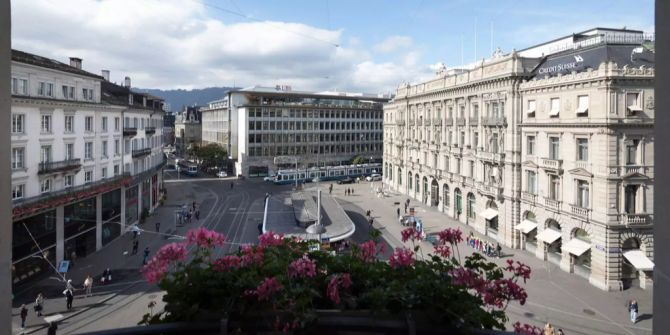 Der Finanzplatz Zürich.