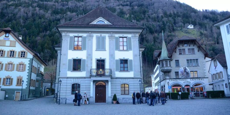 Das Rathaus in Altdorf UR.