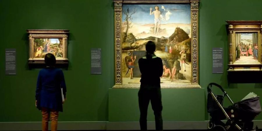 Blick in die Ausstellung «Mantegna und Bellini. Meister der Renaissance». Foto: Britta Pedersen