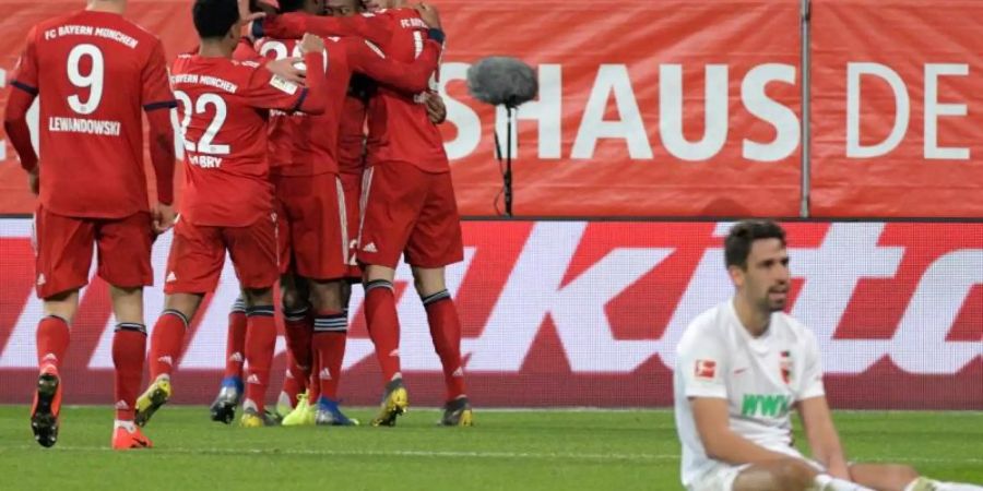 Der FC Bayern München besiegte den FC Augsburg zum Auftakt des 22. Spieltages mit 3:2. Foto: Stefan Puchner