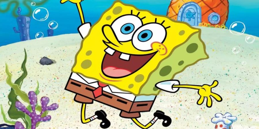 Der bekannteste Schwamm der Welt feiert Geburtstag: Spongebob wird 20. Foto: Viacom International Inc/Nickelodeon