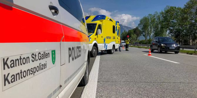 Buchs: Gaffer-Kontrolle anlässlich Feuerwehr-Übung