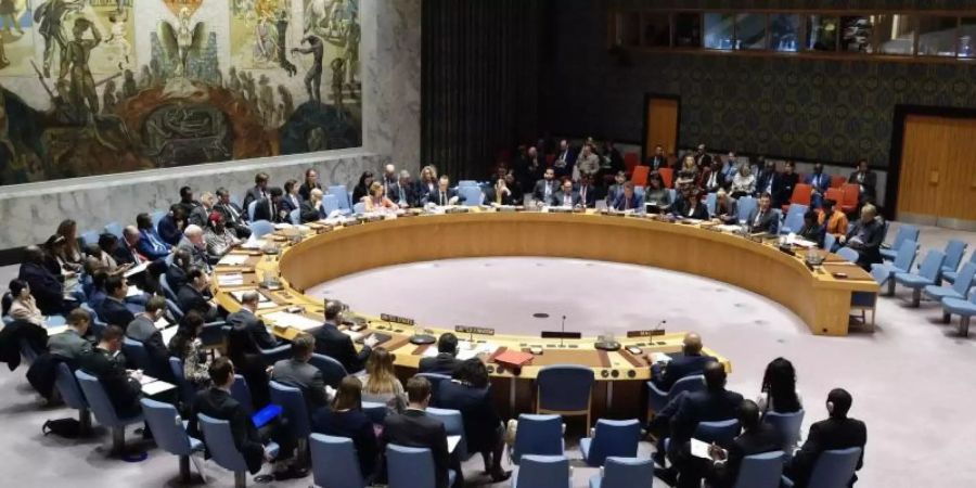 Der UN-Sicherheitsrat im Hauptsitz der Vereinten Nationen in New York. Foto: Li Muzi/XinHua