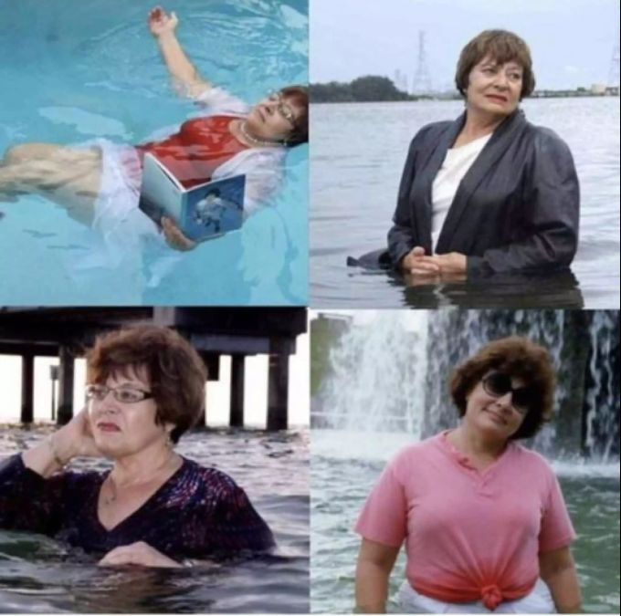 Ein Account postet als Witz Bilder, wie sich Lehrerinnen in den Ferien anzuziehen haben. Russland