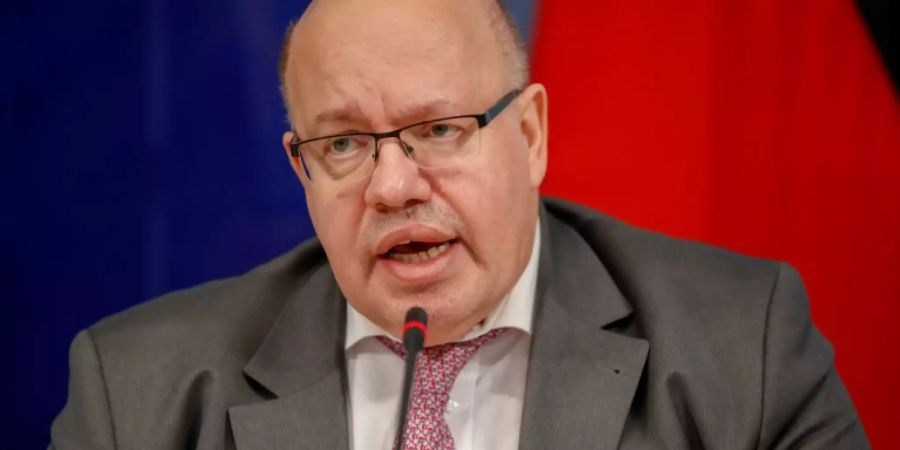 Altmaier auf einer Pressekonferenz am 12. Februar