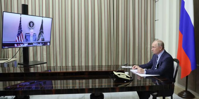 Per Video - Putin und Biden beenden Gipfel schon nach etwa zwei Stunden