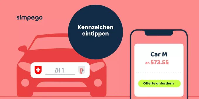 Praktisch: Bei simpego ist dein Zubehör gleich mitversichert. Autoversicherung Offerte vergleichen