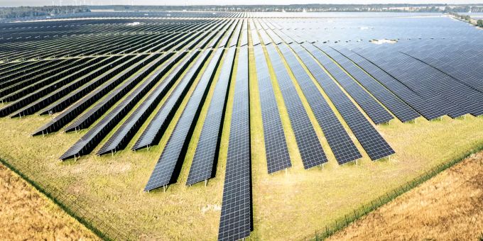 Die EnBW Anlage Weesow-Willmersdorf. enbw energie baden-württemberg