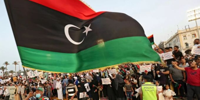 Demonstration in Tripolis im September. libyen