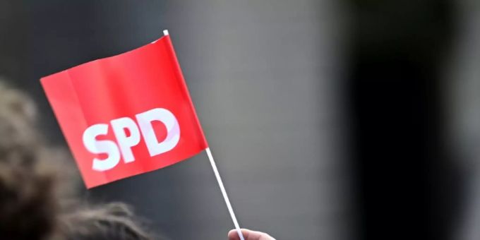 SPD-Fähnchen SPD-Fähnchen
