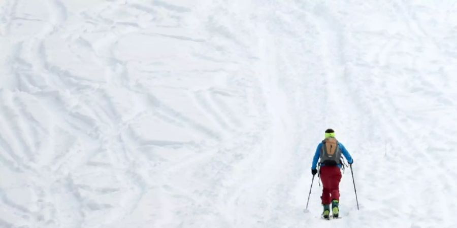 Wintersportler in Österreich