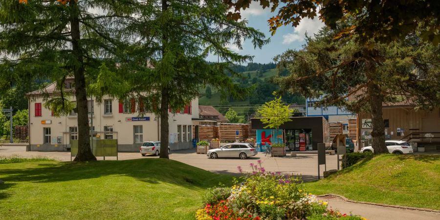 Der Bahnhof in Ebnat-Kappel.