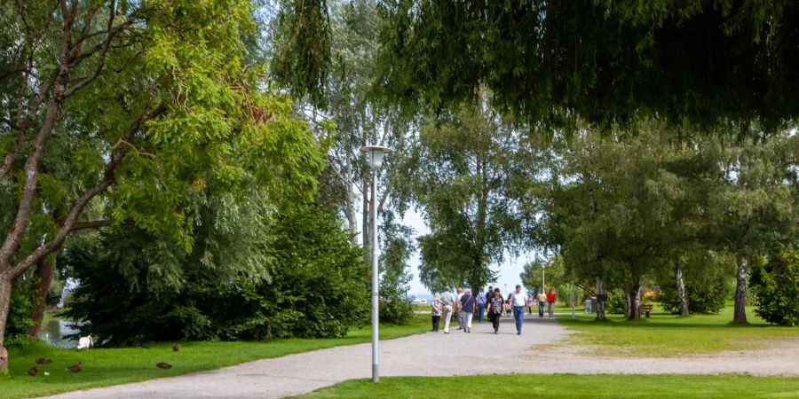 Der Seeburg Park in Kreuzlingen.