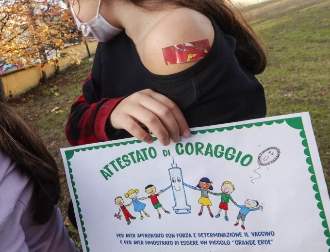 Kinder Impfung Coronavirus Italien