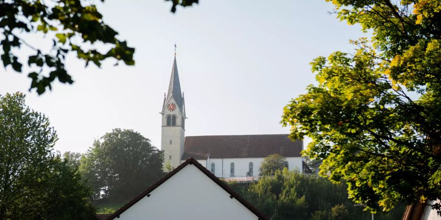 Kirchturm in Würenlingen.