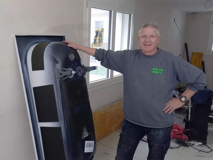 Monteur und langjähriger Mitarbeiter Jean-Claude Renaud. Meister Sanitär + Spenglerei Muttenz