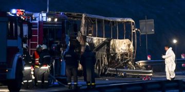 At least 45 people killed in bus fire on highway in Bulgaria